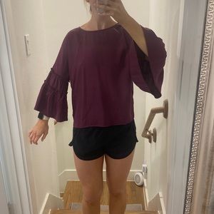 Boutique blouse - Allison Joy.
Plum. Small. 
Like new, only worn once.